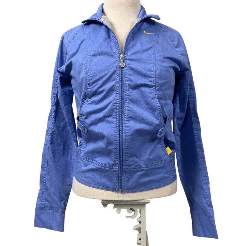 Nike Track Jacket Womens Size M Full Zip Athletic Dept